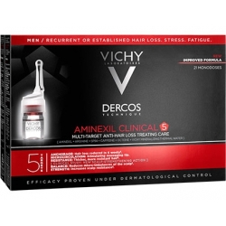 VICHY DERCOS AMINEXIL CLINICAL 5 HOMBRE 21 AMPOLLAS